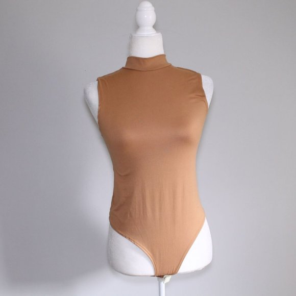 Say Anything Tan Nude Bodysuit - Picture 1 of 9